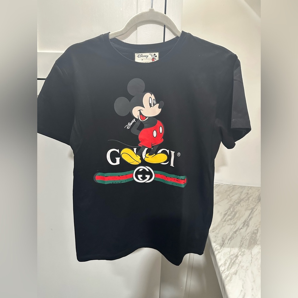 Gucci  Black Mickey Mouse T-Shirt